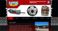 Desktop Screenshot of flowersautowreckers.com