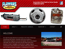 Tablet Screenshot of flowersautowreckers.com